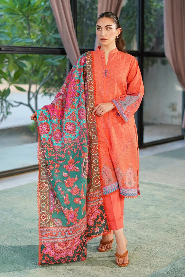 Picture of Sahar - Digital Print Khaddar Collection Vol 2 - 01 Marmalade Muse - Unstitched - Available at Raja Sahib