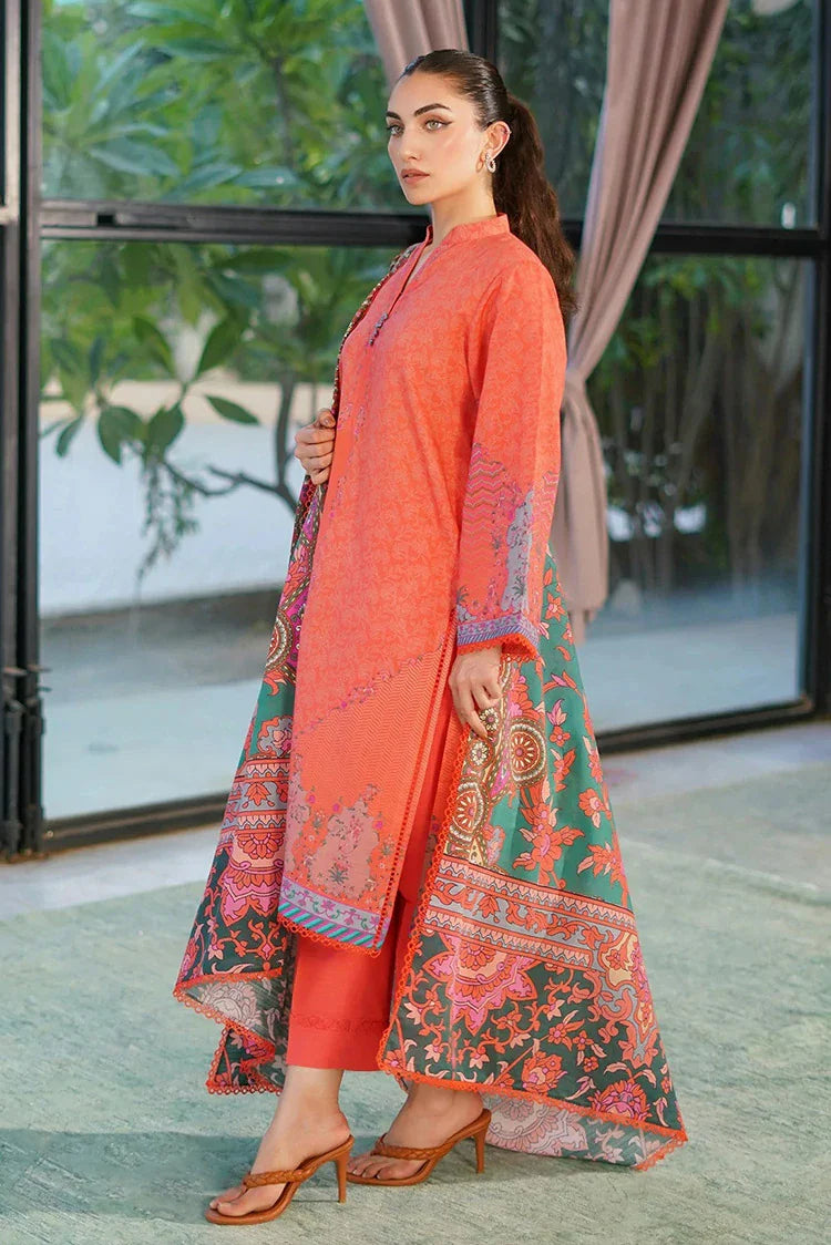 Picture of Sahar - Digital Print Khaddar Collection Vol 2 - 01 Marmalade Muse - Unstitched - Available at Raja Sahib