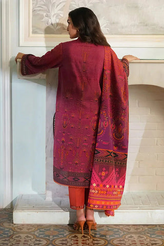 Picture of Sahar - Digital Print Khaddar Collection Vol 2 - 05 Magenta Euphoria - Unstitched - Available at Raja Sahib