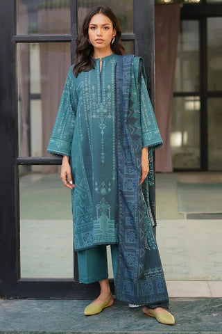 Sahar - Digital Print Khaddar Collection Vol 2 - 08 Emerald Shore - Unstitched