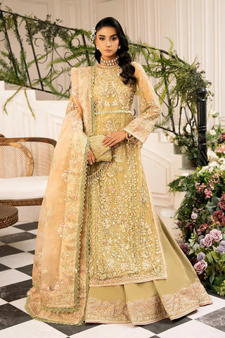 Picture of Inayat - Luxury Wedding Formals - 01 BREWING-MATCHA - Unstitched - Available at Raja Sahib