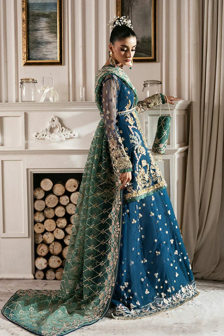 Picture of Inayat - Luxury Wedding Formals - 06 REGAL SAPPHIRE - Unstitched - Available at Raja Sahib