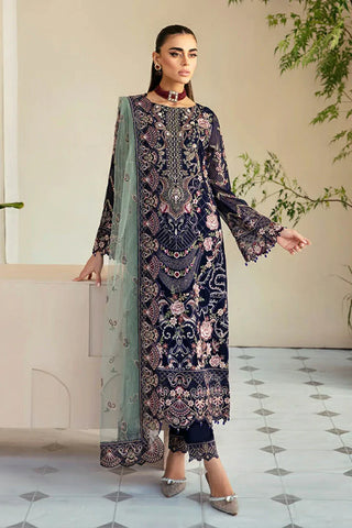 Picture of Ramsha - Dastoor Chiffon Collection Vol 1 - P-110 - Unstitched - Available at Raja Sahib