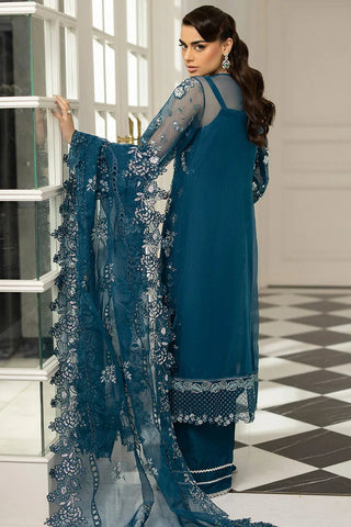 Picture of Sardinia - La More Wedding Formals - 705 Blue Mirage - Unstitched - Available at Raja Sahib