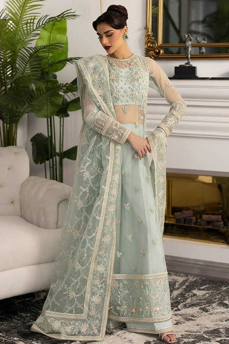 Picture of Sardinia - La More Wedding Formals - 707 Ocean Mist - Unstitched - Available at Raja Sahib