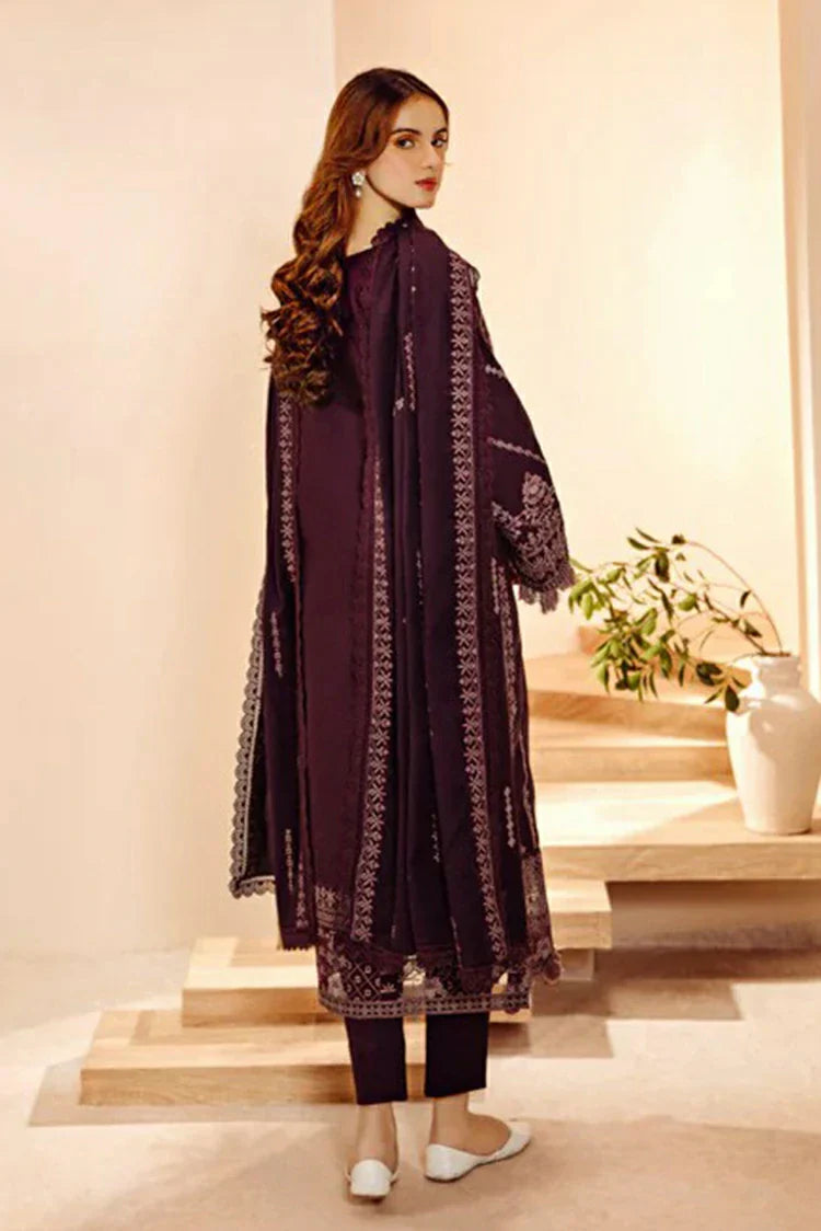 Picture of Florent - Shades of Winter Embroidered Shawl Series - FSW-2A - Unstitched - Available at Raja Sahib