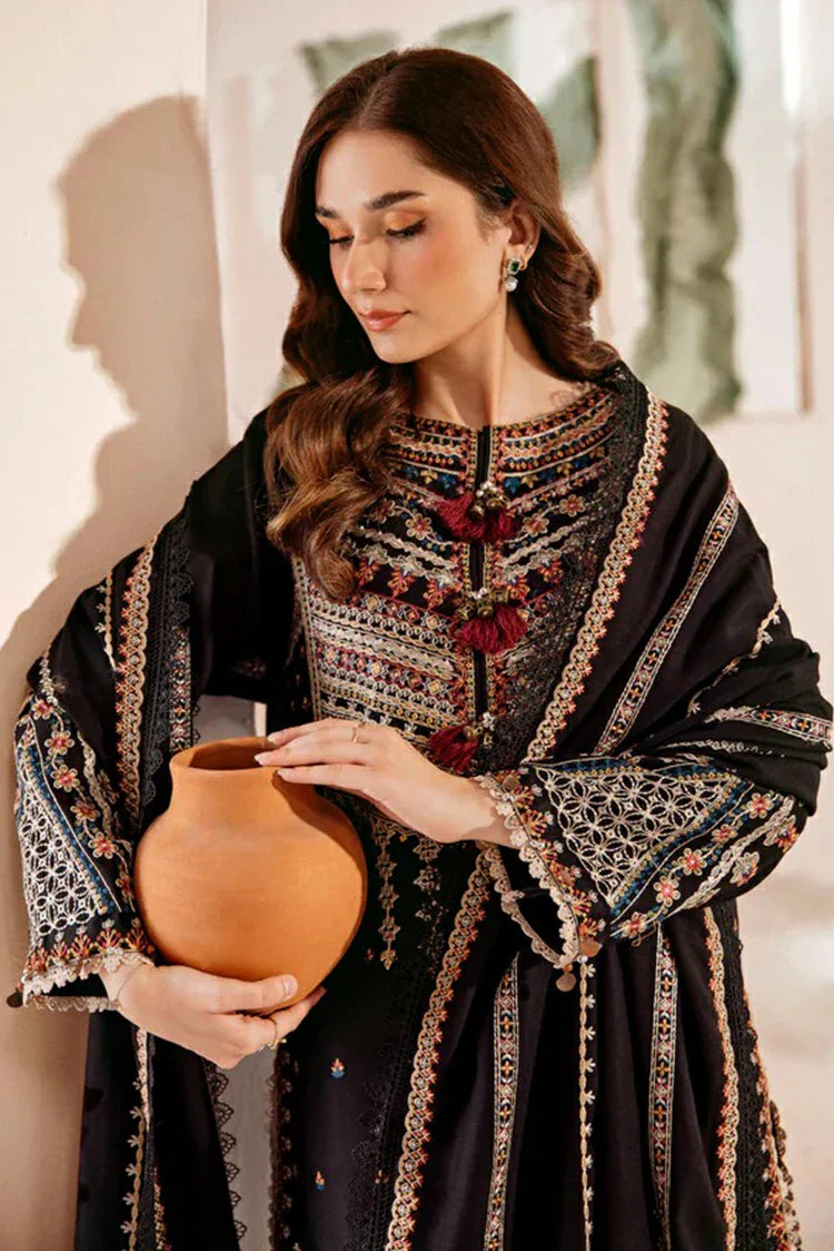 Picture of Florent - Shades of Winter Embroidered Shawl Series - FSW-3B - Unstitched - Available at Raja Sahib