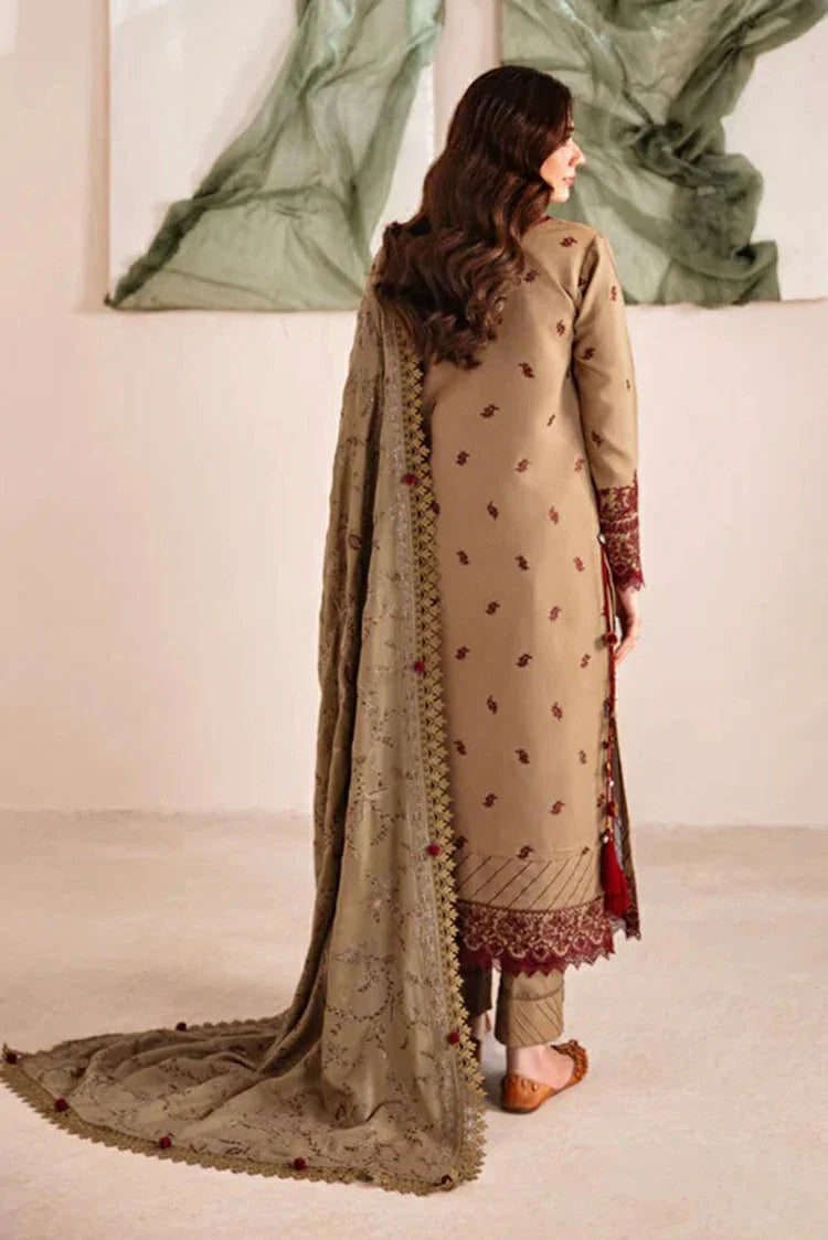 Picture of Florent - Shades of Winter Embroidered Shawl Series - FSW-4B - Unstitched - Available at Raja Sahib