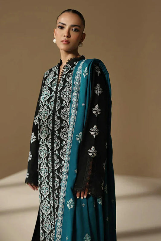 Picture of Rajbari - Nissa Embroidered Shawl Edit - Design 04 - Unstitched - Available at Raja Sahib