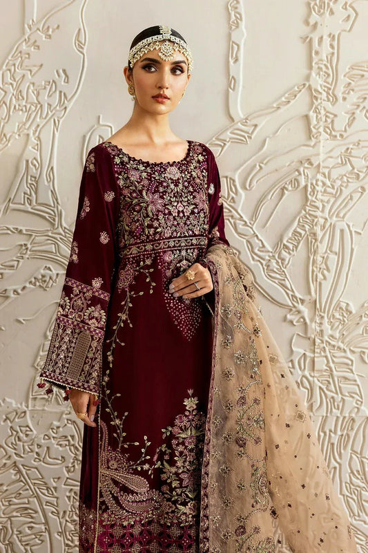 Picture of Ramsha - Premium Embroidered Velvet Collection Vol 6 - V-601 - Unstitched - Available at Raja Sahib