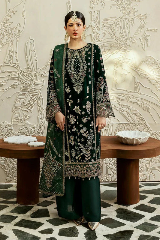 Picture of Ramsha - Premium Embroidered Velvet Collection Vol 6 - V-607 - Unstitched - Available at Raja Sahib