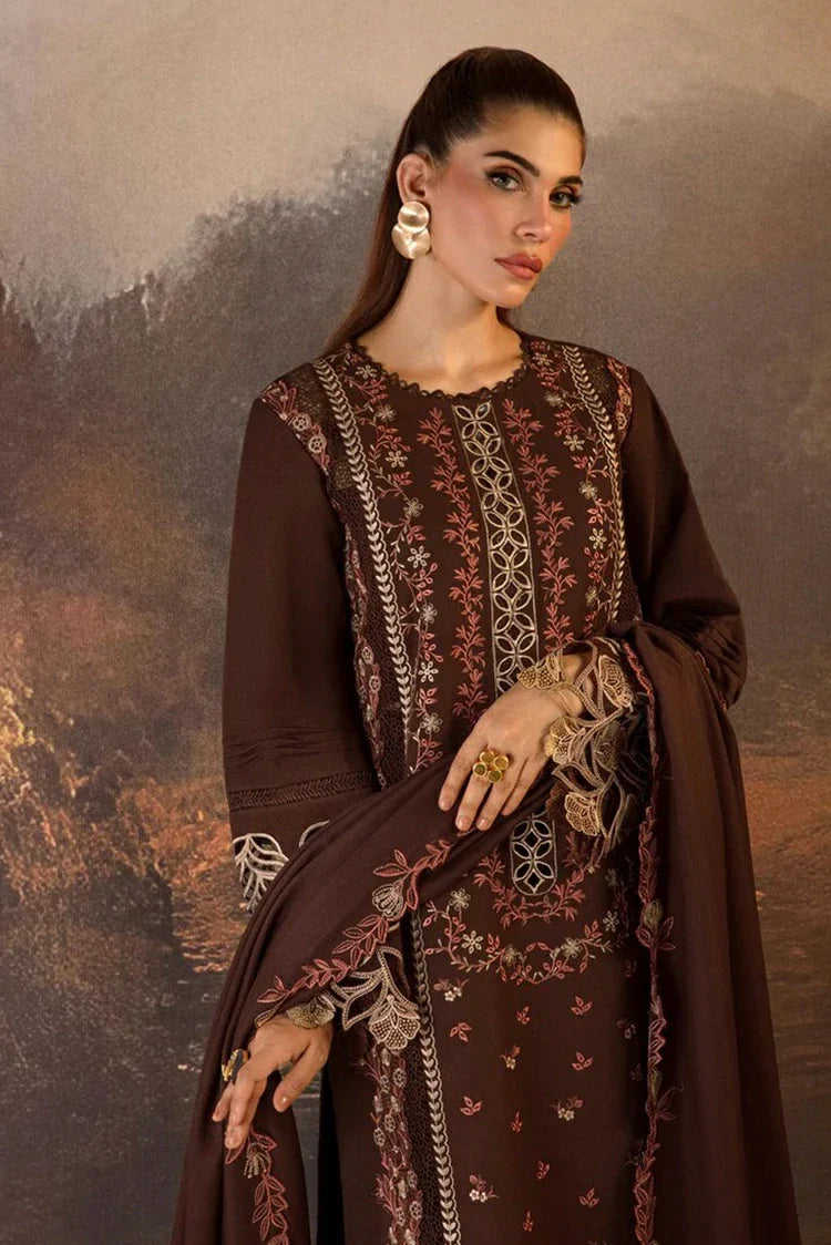 Picture of Rang Rasiya - Premium Winter Edit - 07 Hot Choclate - Unstitched - Available at Raja Sahib