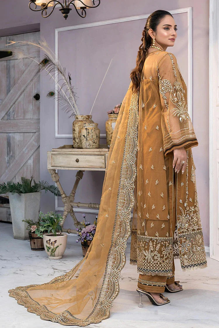 Picture of Suveez - Qalb Luxury Collection Vol 6 - 03 Ziba - Unstitched - Available at Raja Sahib