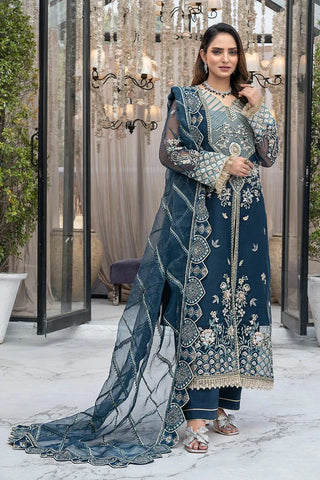 Picture of Suveez - Qalb Luxury Collection Vol 6 - 05 Nigaar - Unstitched - Available at Raja Sahib