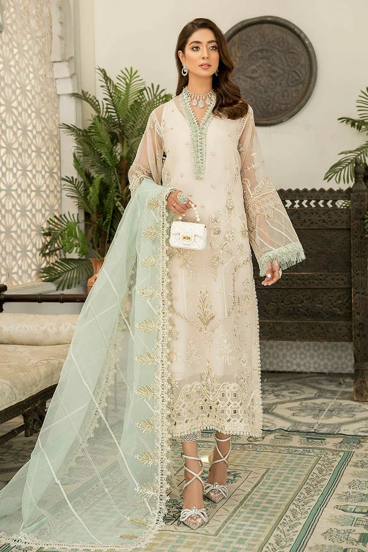 Picture of Suveez - Qalb Luxury Collection Vol 6 - 07 NOORAH - Unstitched - Available at Raja Sahib