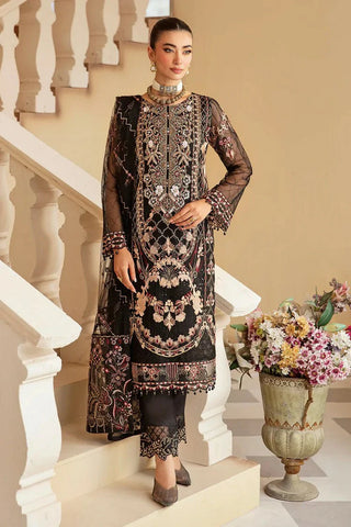 Picture of Ramsha - Minhal Embroidered Organza Collection Vol 12 - M-1205 - Unstitched - Available at Raja Sahib