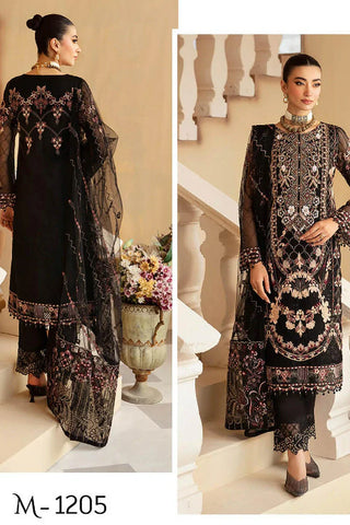 Picture of Ramsha - Minhal Embroidered Organza Collection Vol 12 - M-1205 - Unstitched - Available at Raja Sahib