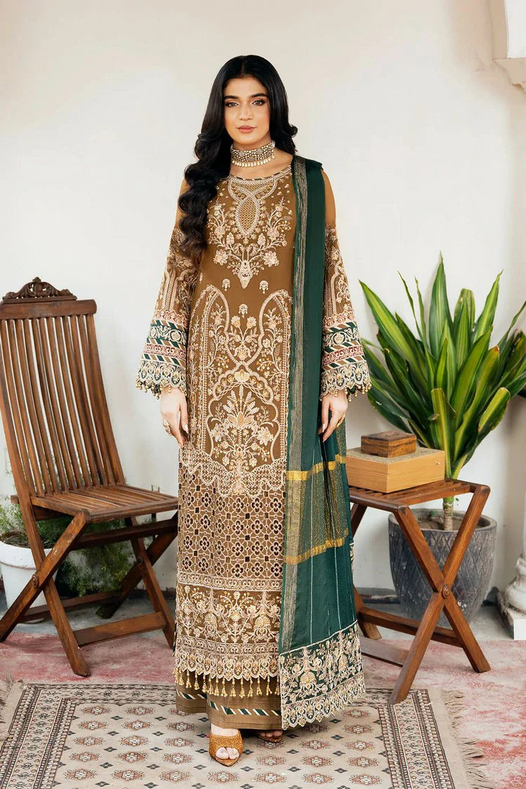 Picture of Serene - Sitarah Luxury Chiffon Collection - I-210 Tabaan - Unstitched - Available at Raja Sahib