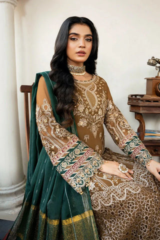 Picture of Serene - Sitarah Luxury Chiffon Collection - I-210 Tabaan - Unstitched - Available at Raja Sahib