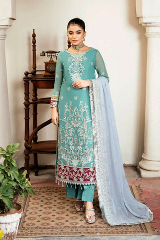 Picture of Serene - Sitarah Luxury Chiffon Collection - I-211 Nikhat - Unstitched - Available at Raja Sahib