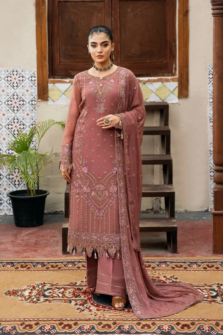 Picture of Serene - Sitarah Luxury Chiffon Collection - I-216 Parnoor - Unstitched - Available at Raja Sahib