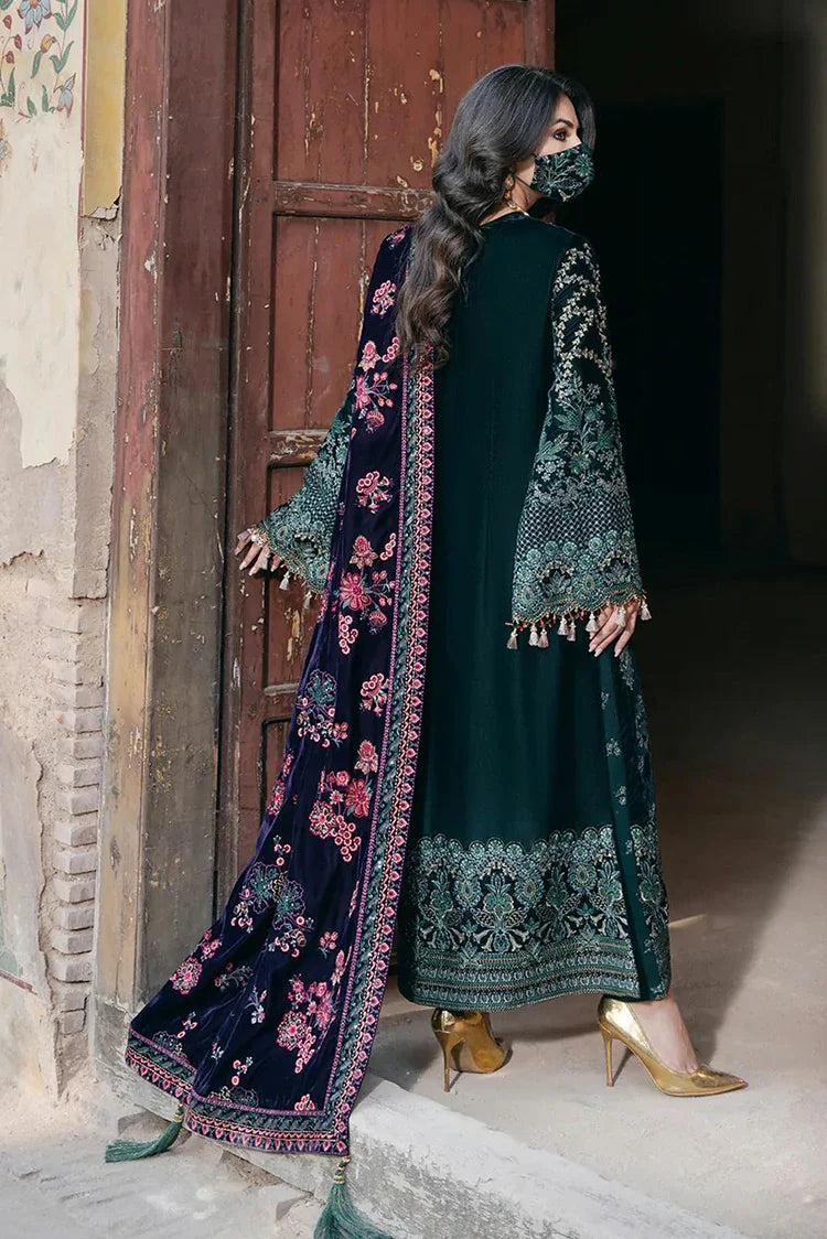 Picture of Flossie - Siara Velvet Formals - V-102 - Unstitched - Available at Raja Sahib