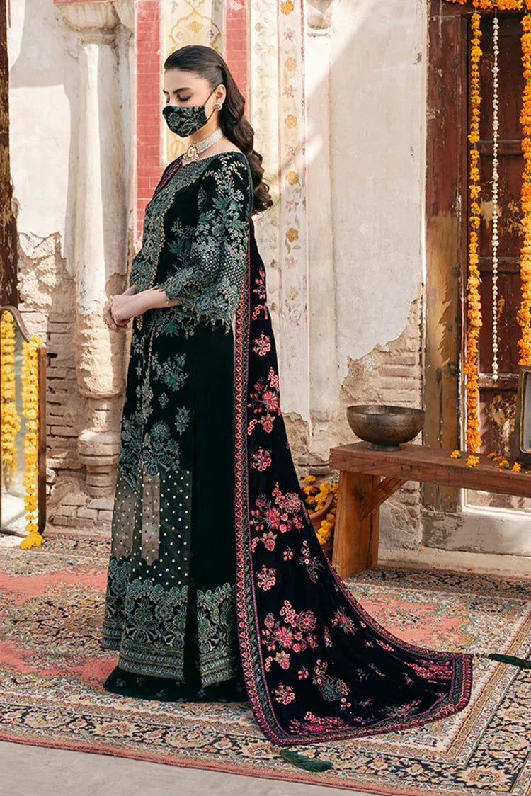 Picture of Flossie - Siara Velvet Formals - V-102 - Unstitched - Available at Raja Sahib