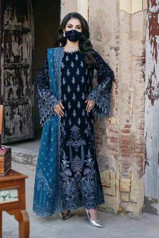 Picture of Flossie - Siara Velvet Formals - V-105 - Unstitched - Available at Raja Sahib