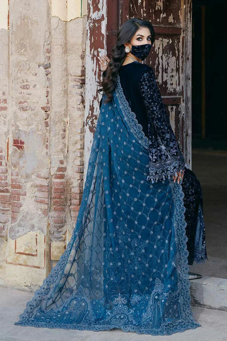 Picture of Flossie - Siara Velvet Formals - V-105 - Unstitched - Available at Raja Sahib