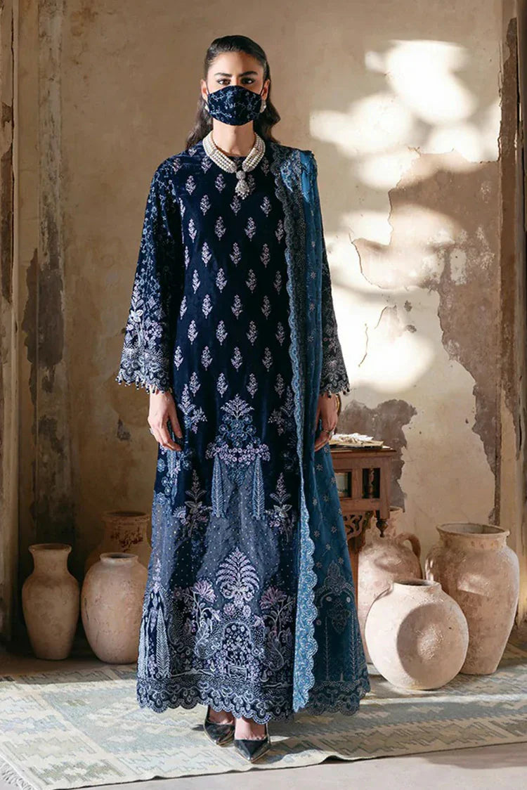 Picture of Flossie - Siara Velvet Formals - V-105 - Unstitched - Available at Raja Sahib