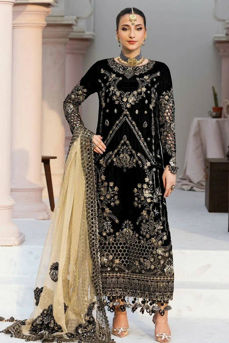 Picture of Zebtan - Andaz E Makhmal Wedding Collection - ZAM-10 - Unstitched - Available at Raja Sahib