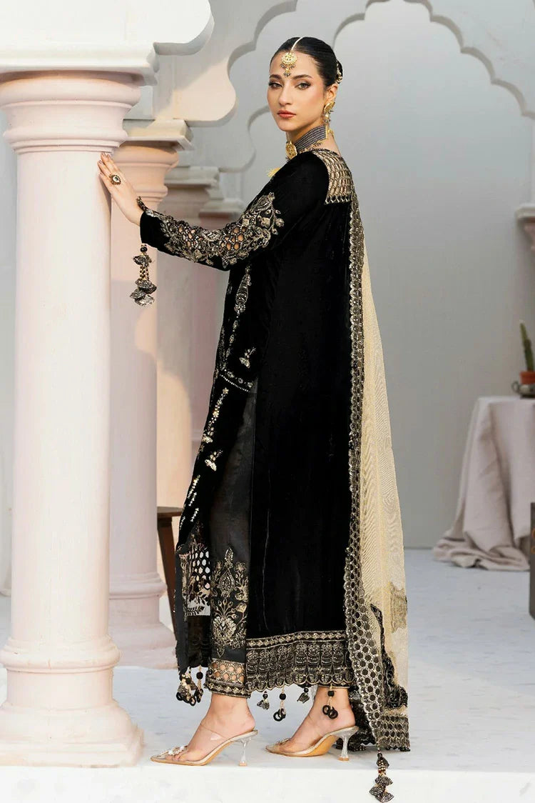 Picture of Zebtan - Andaz E Makhmal Wedding Collection - ZAM-10 - Unstitched - Available at Raja Sahib