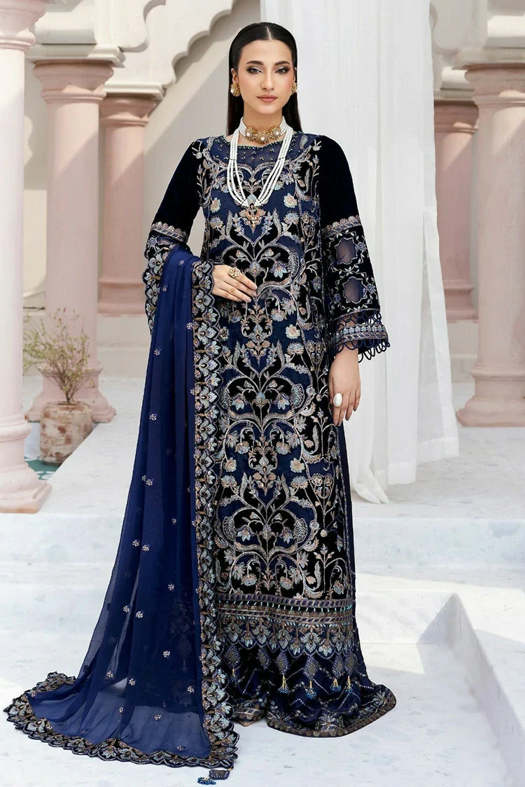 Picture of Zebtan - Andaz E Makhmal Wedding Collection - ZAM-01 - Unstitched - Available at Raja Sahib