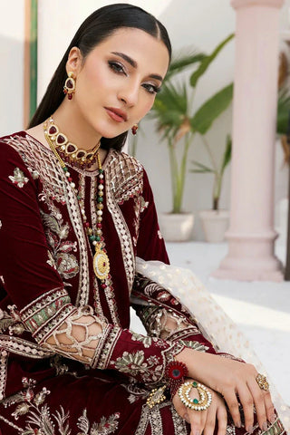 Picture of Zebtan - Andaz E Makhmal Wedding Collection - ZAM-02 - Unstitched - Available at Raja Sahib