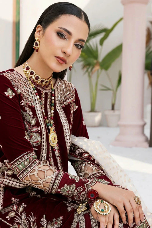 Zebtan - Andaz E Makhmal Wedding Collection - ZAM-02 - Unstitched