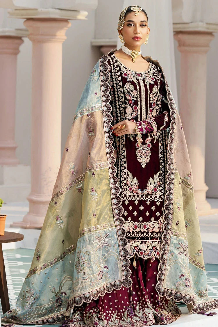 Picture of Zebtan - Andaz E Makhmal Wedding Collection - ZAM-04 - Unstitched - Available at Raja Sahib