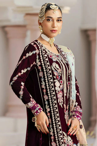 Picture of Zebtan - Andaz E Makhmal Wedding Collection - ZAM-04 - Unstitched - Available at Raja Sahib