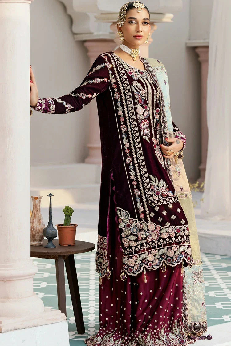 Picture of Zebtan - Andaz E Makhmal Wedding Collection - ZAM-04 - Unstitched - Available at Raja Sahib