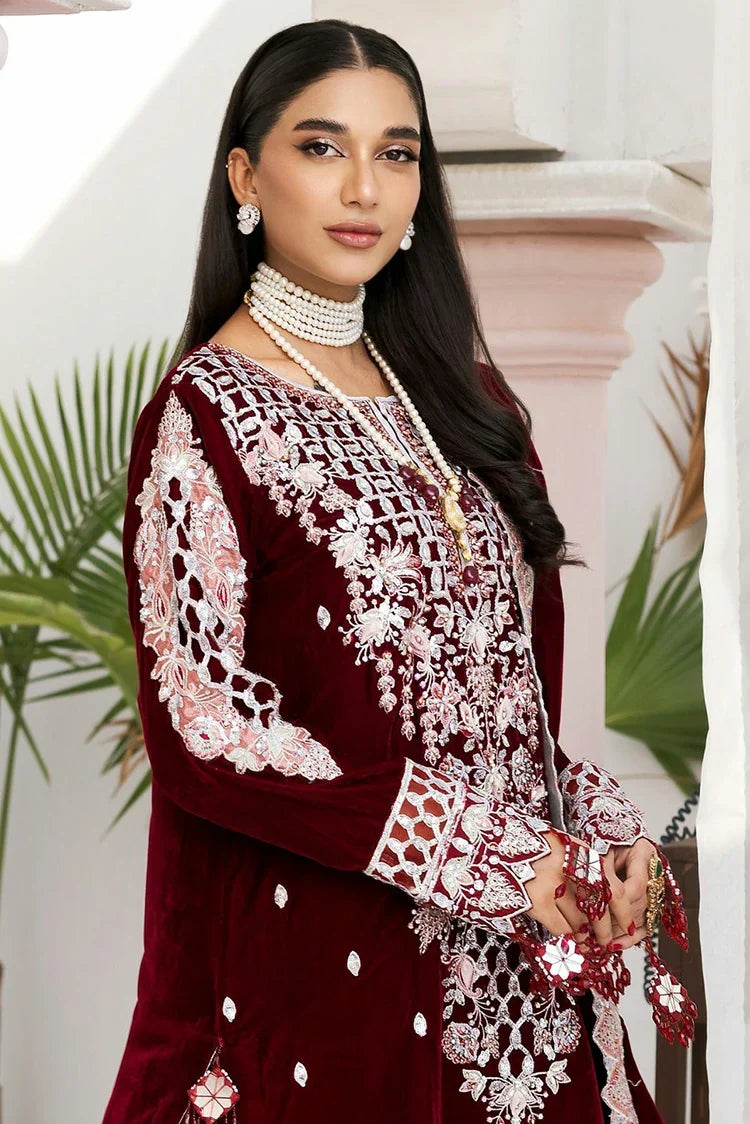 Picture of Zebtan - Andaz E Makhmal Wedding Collection - ZAM-06 - Unstitched - Available at Raja Sahib