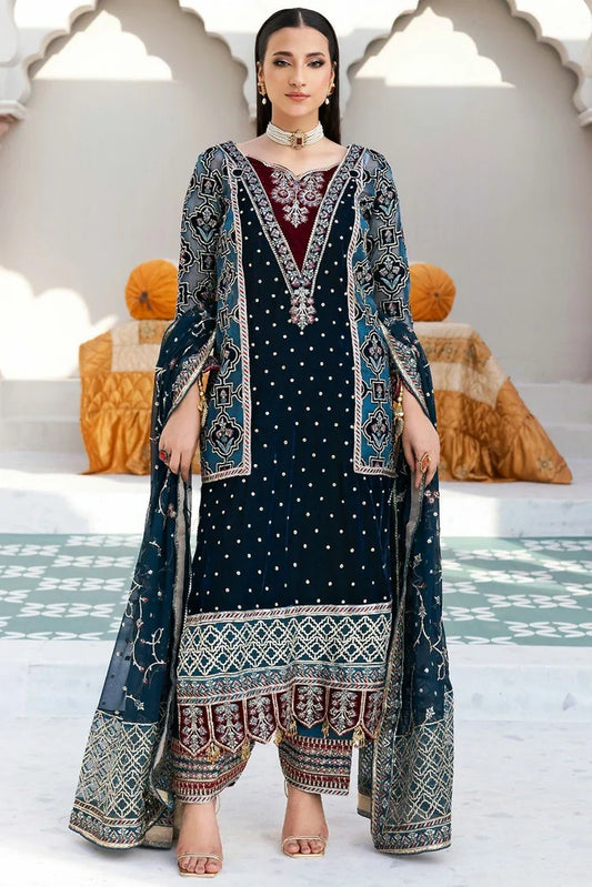 Zebtan - Andaz E Makhmal Wedding Collection - ZAM-08 - Unstitched