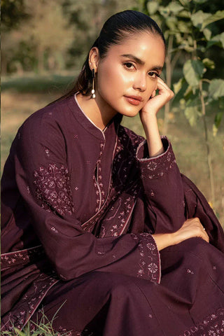 Picture of Seran - Whisper Garden Winter Wear Collection - 01 Ember - Unstitched - Available at Raja Sahib