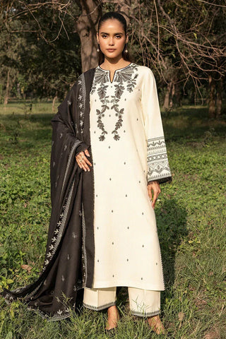 Picture of Seran - Whisper Garden Winter Wear Collection - 08 Pearl - Unstitched - Available at Raja Sahib