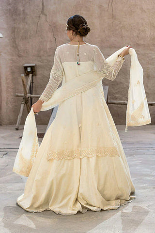 Picture of Kara - Kamdani The Luxury Collection - KRCN-03 Pearl Whisper - Unstitched - Available at Raja Sahib