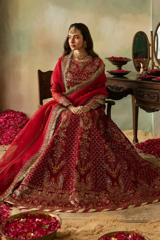 Picture of Saad Shaikh - Elena Wedding Formals - 10 Cerise - Unstitched - Available at Raja Sahib