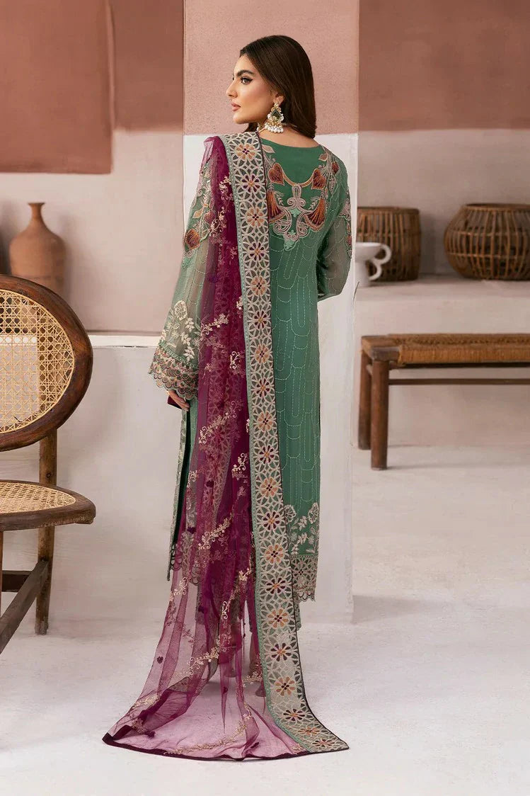 Picture of Ramsha - Arzoo Luxury Chiffon Collection Vol 1 - U-103 - Unstitched - Available at Raja Sahib