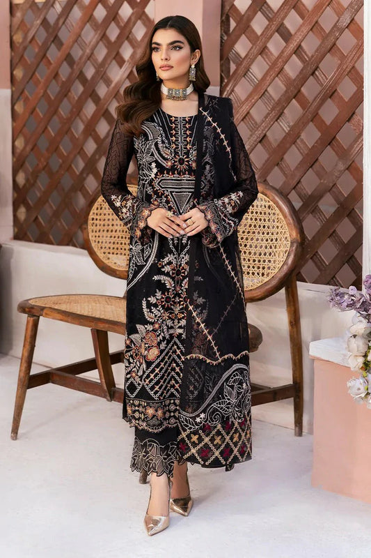 Picture of Ramsha - Arzoo Luxury Chiffon Collection Vol 1 - U-107 - Unstitched - Available at Raja Sahib