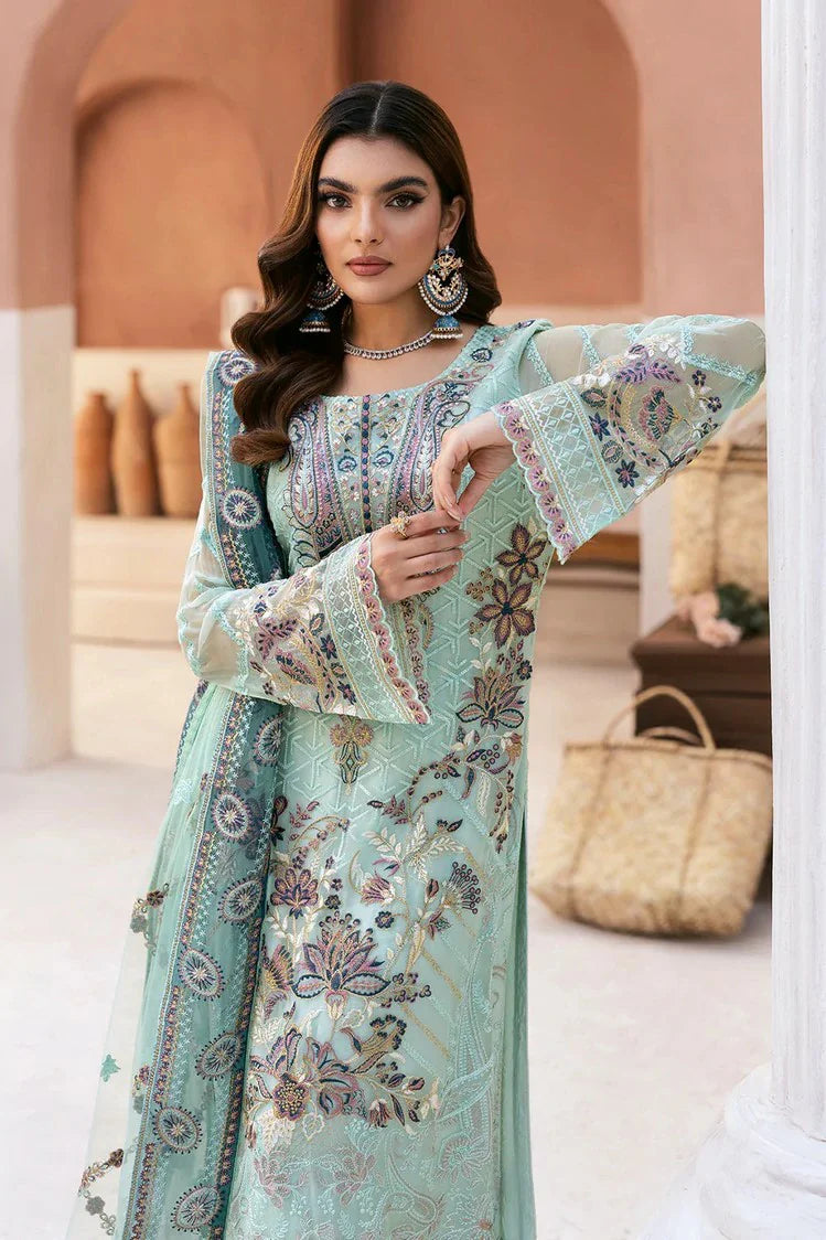 Picture of Ramsha - Arzoo Luxury Chiffon Collection Vol 1 - U-108 - Unstitched - Available at Raja Sahib