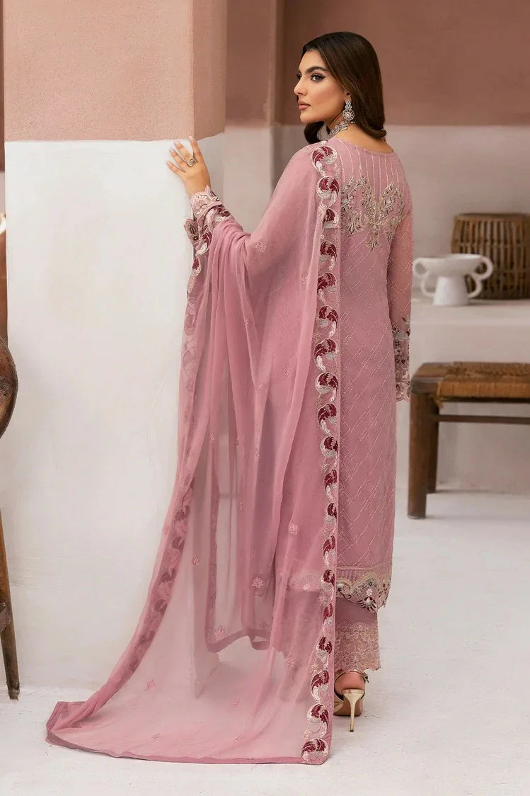 Picture of Ramsha - Arzoo Luxury Chiffon Collection Vol 1 - U-109 - Unstitched - Available at Raja Sahib