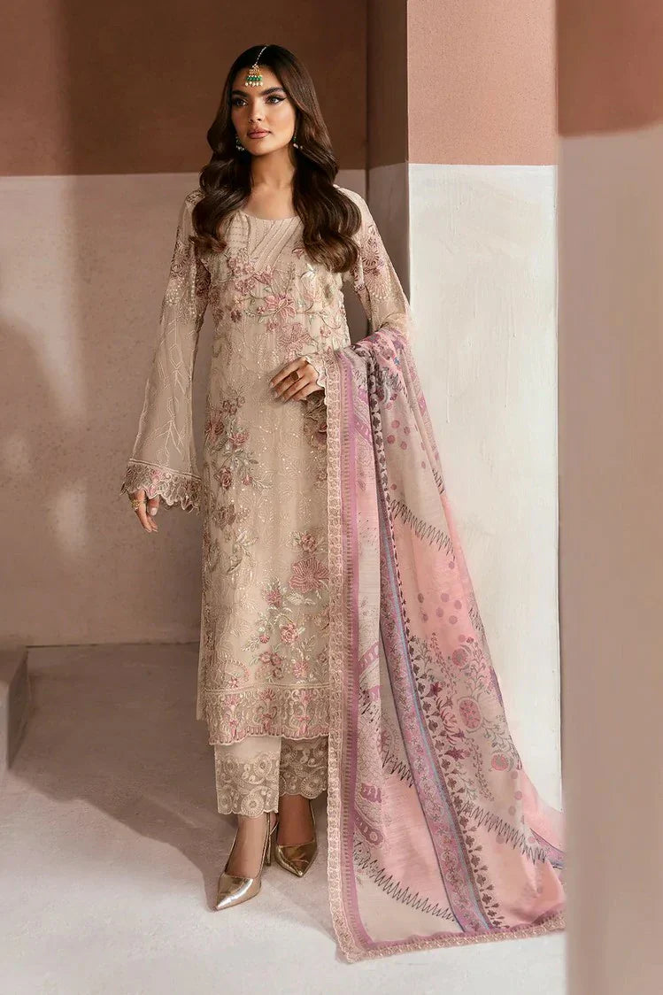 Picture of Ramsha - Arzoo Luxury Chiffon Collection Vol 1 - U-111 - Unstitched - Available at Raja Sahib