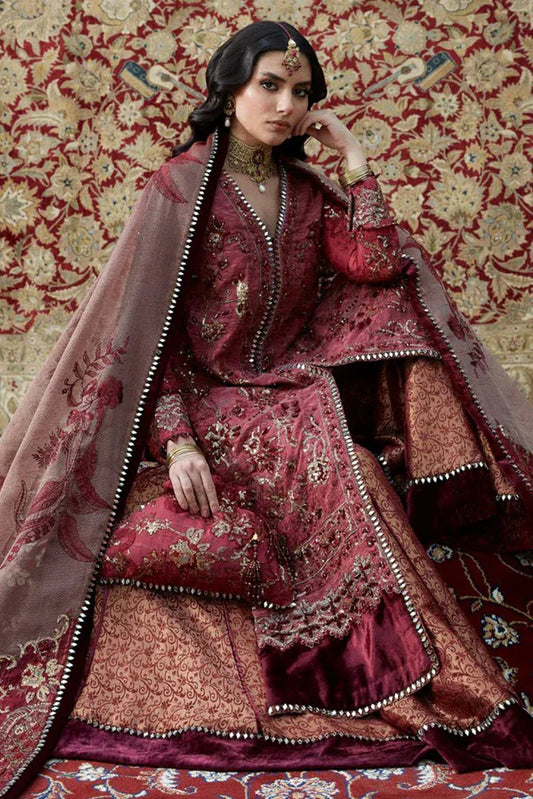 Picture of Laj - Hath Kahani Luxury Winter Formals - VL-07 Rekha - Unstitched - Available at Raja Sahib